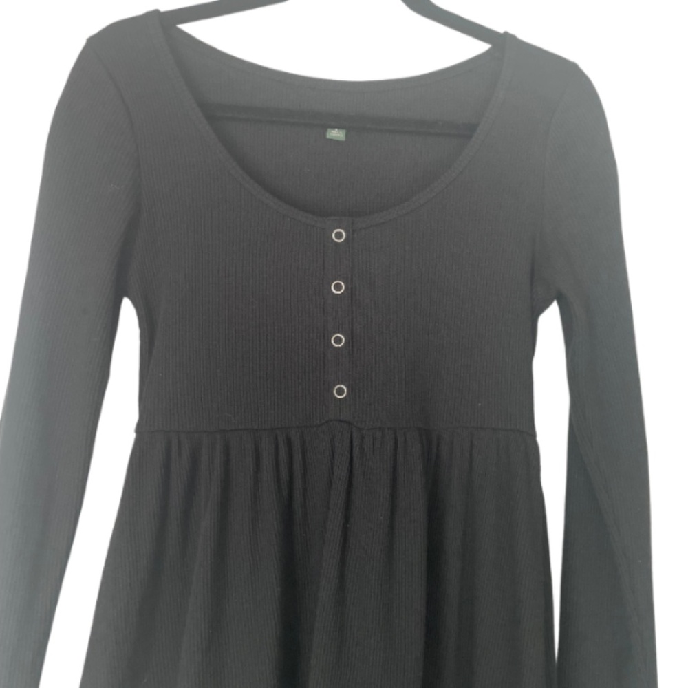 Black long sleeve dress for fall